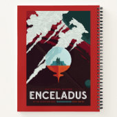 Carnet Poster Espace Rétro Mission Cassini À Saturne (Dos)