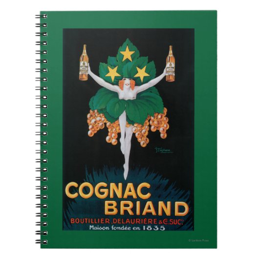 Carnet Poster promotionnel de Cognac Briand (Devant)