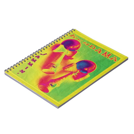 Carnet Poster psychédélique de Kendama Jammin (Côté gauche)