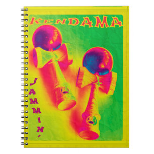 Carnet Poster psychédélique de Kendama Jammin