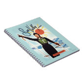 Carnet Poster publicitaire de Gretchen Fraser (Côté Droit)