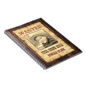 Carnet Poster Recherché | Vintage Wild West Modèle photo (Côté Droit)