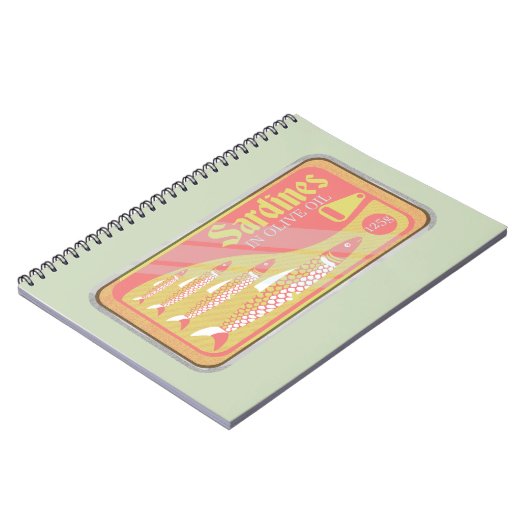 Carnet Poster Retro Sardines (Côté gauche)