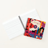 Carnet Poster spatial Retro - Programme d'exploration de  (Intérieur)