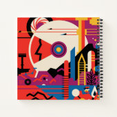 Carnet Poster spatial Retro - Programme d'exploration de  (Dos)