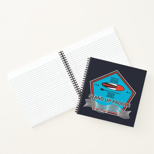 Carnet Poster Stand Up Paddle (Intérieur)