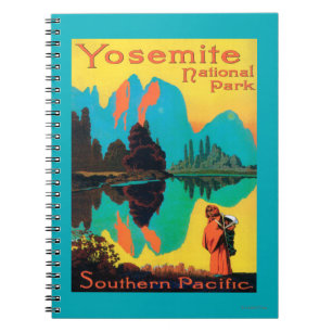 Carnet Poster touristique - Yosemite Nat'l Park, CA