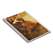 Carnet Poster vintage American Cowboy (Côté Droit)