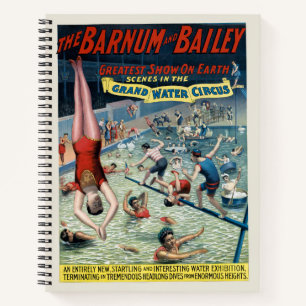 Carnet Poster vintage Barnum & Bailey Circus