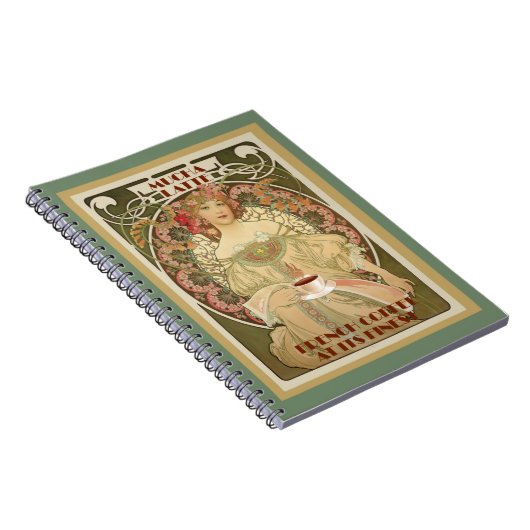 Carnet Poster vintage de café (Côté Droit)