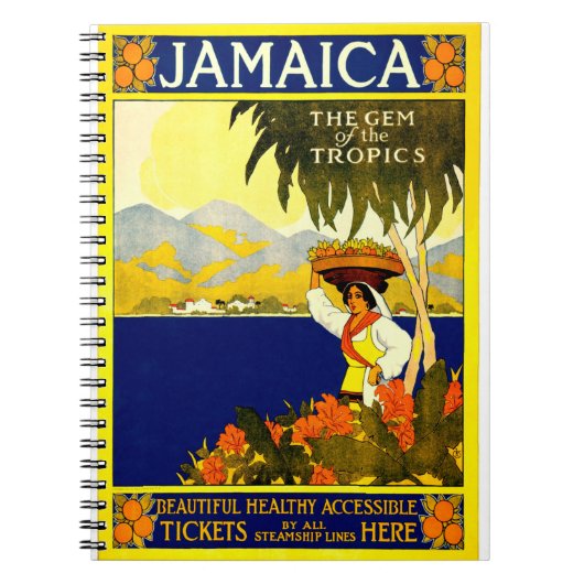 Carnet Poster vintage de jamaica (Devant)