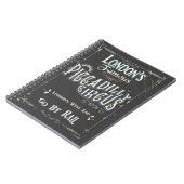 Carnet Poster vintage de Piccadilly Circus (Côté gauche)