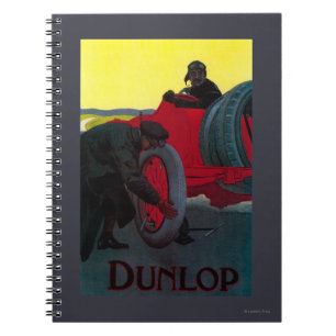 Carnet Poster Vintage Dunlop Europe