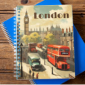 Carnet Poster Vintage voyage London City Centre