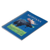 Carnet Poster Vintage voyage MontanaMoose (Côté gauche)