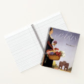 Carnet Poster Vintage voyage, Paris Via Constellation (Intérieur)