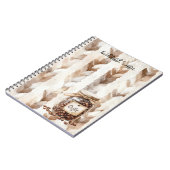 Carnet Pot à grains de café rayé (Côté gauche)