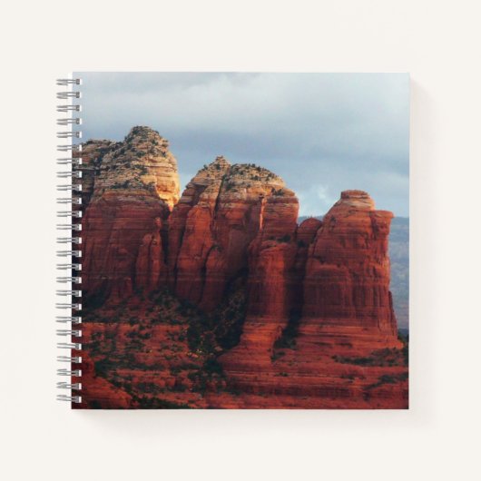 Carnet Pot de café nuageux Rock à Sedona Arizona (Devant)
