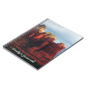 Carnet Pot de café nuageux Rock à Sedona Arizona (Côté gauche)