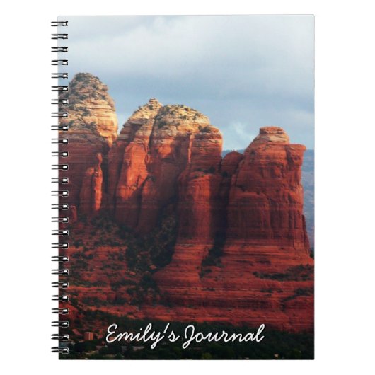 Carnet Pot de café nuageux Rock à Sedona Arizona (Devant)