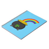 Carnet Pot de dessin en or arc-en-ciel (Côté gauche)