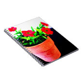 Carnet Pot de fleurs (Côté Droit)