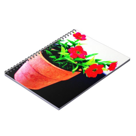 Carnet Pot de fleurs (Côté gauche)