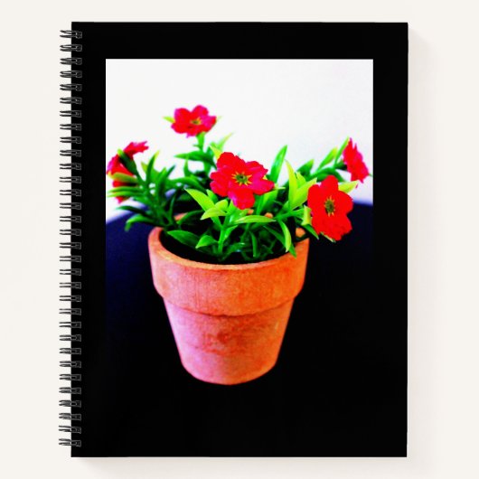 Carnet Pot de fleurs (Devant)
