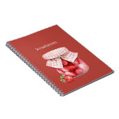 Carnet Pot de fraises aux fruits rouges (Côté Droit)