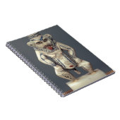 Carnet Pot de Kohl, dépeignant le dieu égyptien Bes de (Côté Droit)