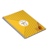 Carnet Pot de miel abeille miel ruche Apiculture (Côté Droit)