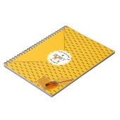 Carnet Pot de miel abeille miel ruche Apiculture (Côté gauche)
