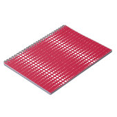 Carnet Pot de polka rouge, point de polka, rétro, point d (Côté gauche)