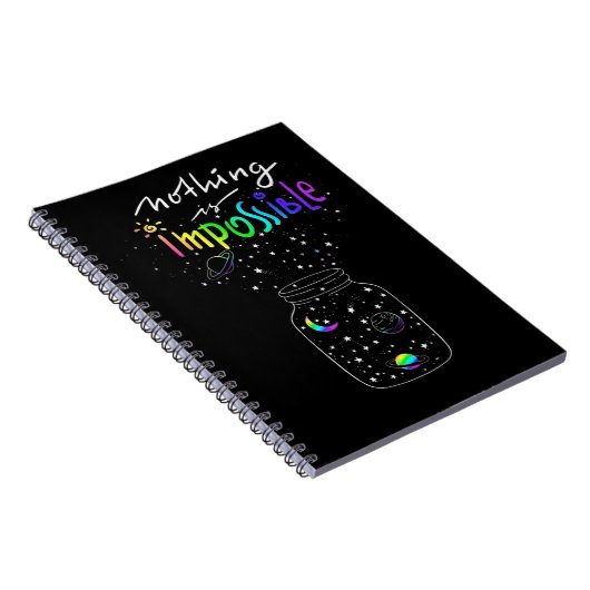 Carnet Pot de Rêves : Rainbow Cosmic (Côté Droit)