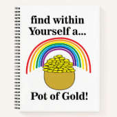 Carnet Pot D'or En Vous-Même Saint-Patrick  (Devant)