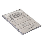Carnet Pot Mason Jar scintillant à paillettes fausses arg (Côté Droit)