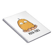 Carnet Pota-toes Cute Potato With Toes Pun (Côté Droit)
