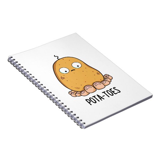 Carnet Pota-toes Cute Potato With Toes Pun (Côté Droit)