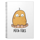 Carnet Pota-toes Cute Potato With Toes Pun (Devant)