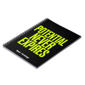 Carnet Potentiel n'expire jamais Mentalité de Croissance (Côté gauche)