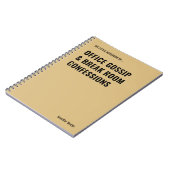 Carnet Potins de bureau sur le lieu de travail (Côté gauche)