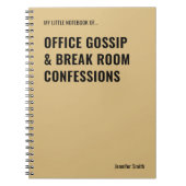 Carnet Potins de bureau sur le lieu de travail (Devant)