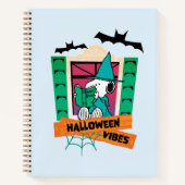 Carnet Potions Magiques de Snoopy Peanuts Halloween (Devant)