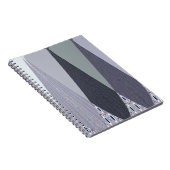 Carnet Pots Chevron Gris Cendré Imprimer (Côté Droit)