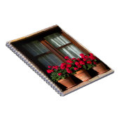 Carnet Pots de fleurs de fenêtres dans le village (Côté Droit)