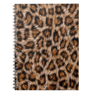 Carnet Pots de léopard Fourrure Jaguar Animal Chat peau 