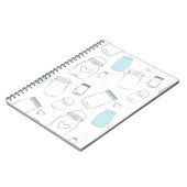 Carnet Pots en verre de grange de campagne rustique (Côté gauche)