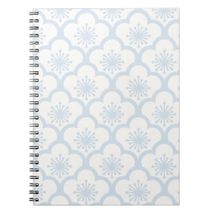 Carnet Poudre de Sakura Bleu Douce - Neutre