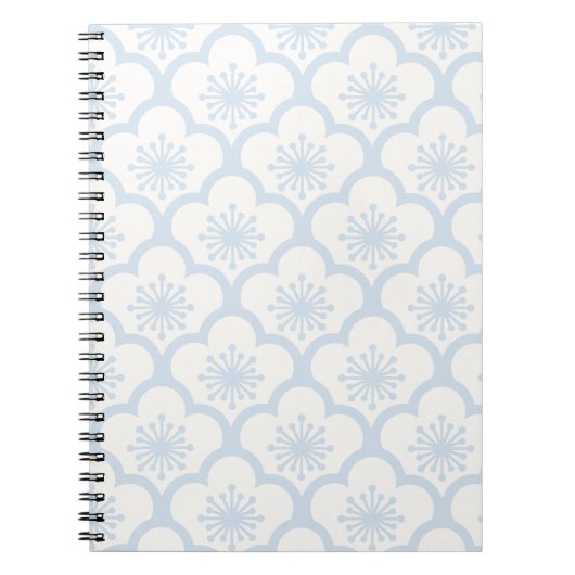 Carnet Poudre de Sakura Bleu Douce - Neutre (Devant)