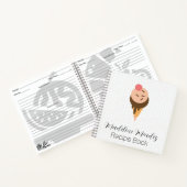 Carnet Poudres de cône de glace pour enfants (Intérieur)